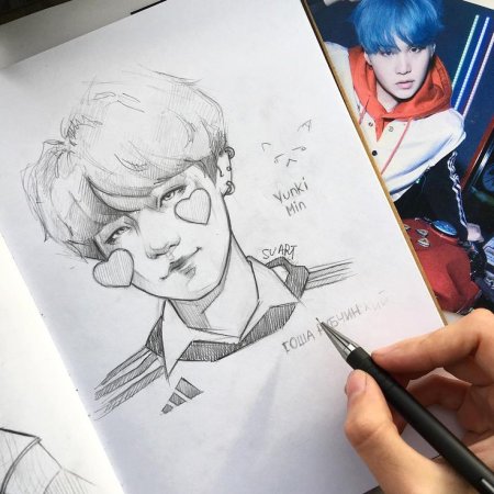 Скетчбук БТС