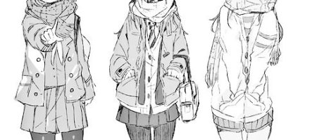 Пальто аниме референс