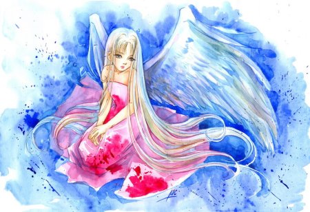 Кавайные девочки маркерами