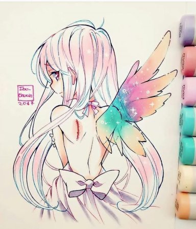 Аниме разноцветные