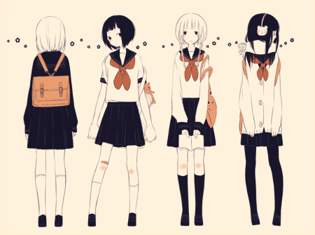 Японская Школьная форма референс