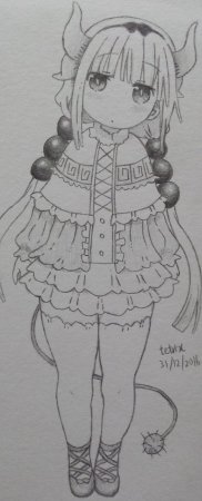 Канна Манга дракон горничная Кобаяши