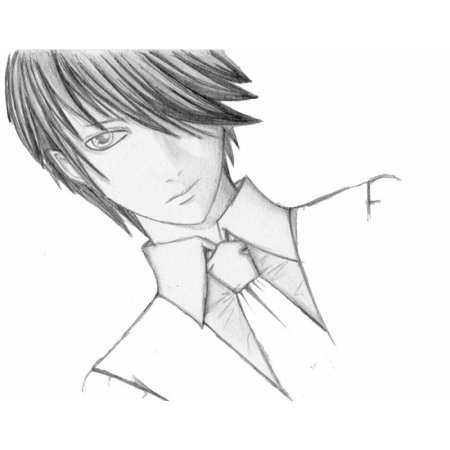 Нарисовать аниме парня карандашом