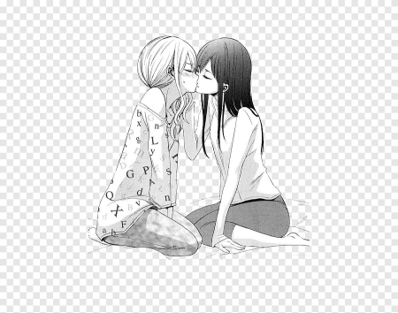 Цитрус поцелуй Манга Юри