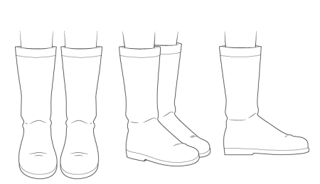 Сапоги для рисования