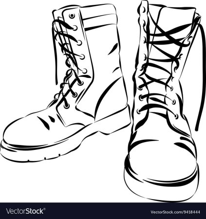 Берцы рисунок