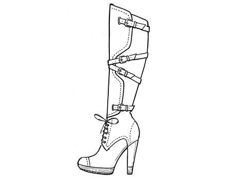 Сапоги рисунок