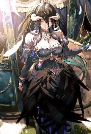 Альбедо Оверлорд арт