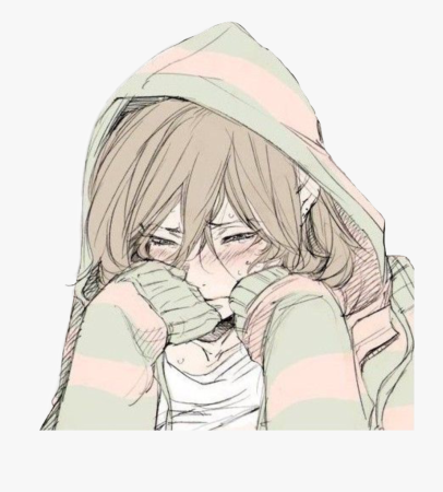 Грустные аниме парни для срисовки