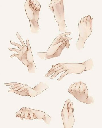 Ладонь сбоку референс