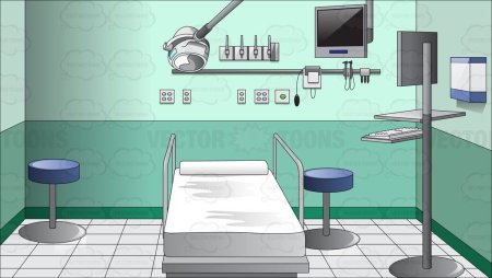 Больничная палата мультяшная