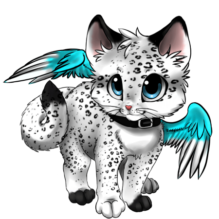 Аниме кошки животные