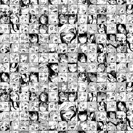 Ахегао лицо аниме Наруто