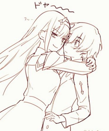 Зеро ту черно белая