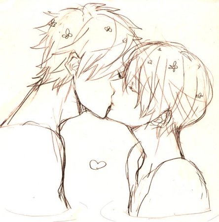 Яой карандашом