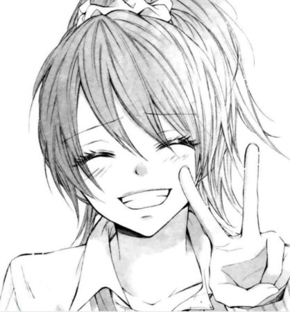 Аниме улыбка