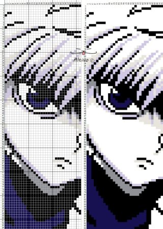 Аниме вышивать крестиком