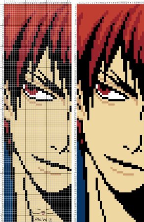 Маленькие вышивки аниме