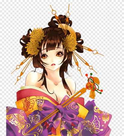 Ойран в Японии рисунок