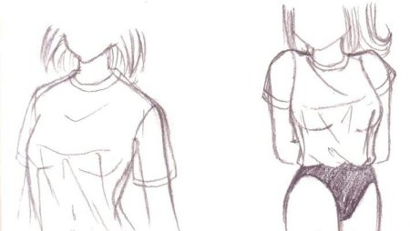 Тело девушки для срисовки
