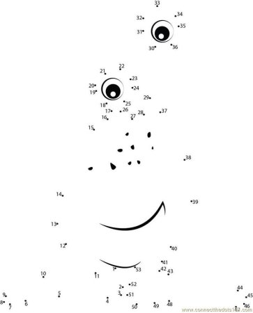 Соедини по точкам космонавт