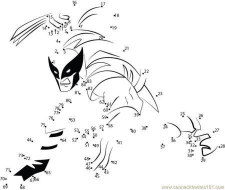 Рисование по цифрам Супергерои