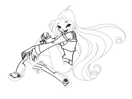 Феи Винкс по точкам