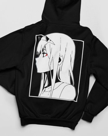 Zero two аниме худи