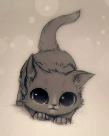 Котенок арт