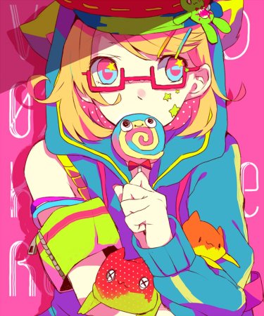 Арты в кислотных цветах