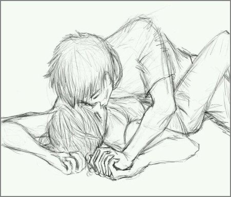 Рисунки для срисовки парни