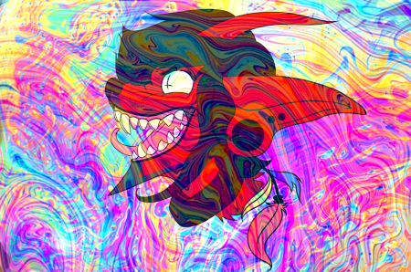 Кислотные цвета арт