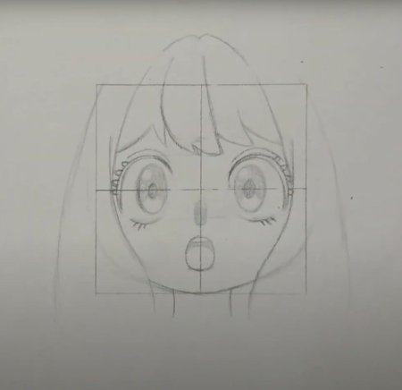 Аниме Аня рисовать