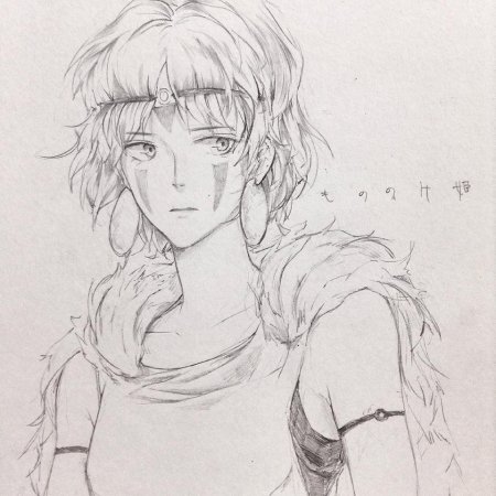 Рисунки карандашом Ани