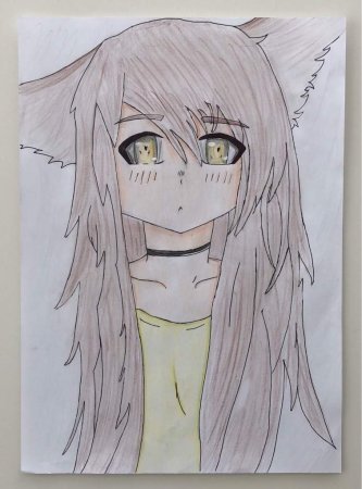 Аниме для срисовки в цвете