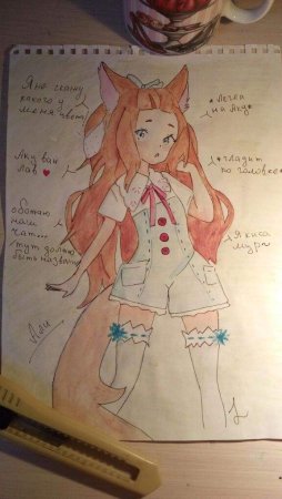 Неудачный рисунок современного аниме