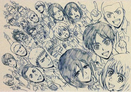 Аниме рисунки карандашом