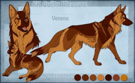 Собака немецкая овчарка референс