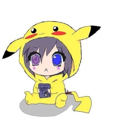 Мальчик в костюме Пикачу аниме