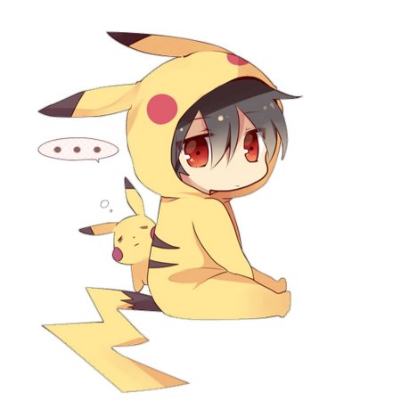 Аниме Чиби Пикачу покемоны