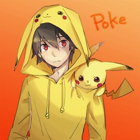 Аниме на аву Пикачу