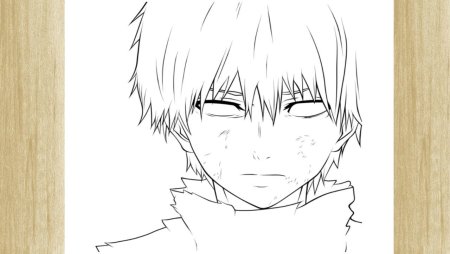 Канеки Кен раскраска