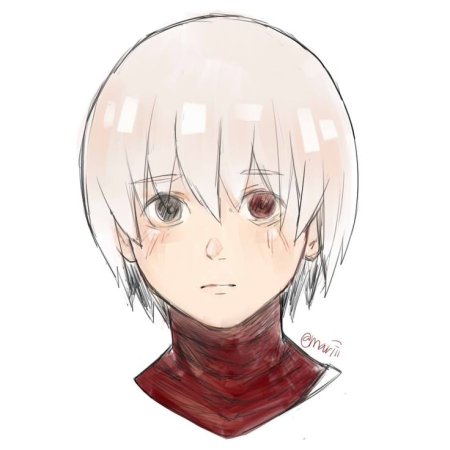 Канеки Кен лёгкий арт