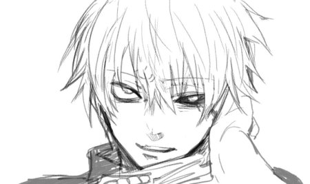 Раскраска аниме гуль