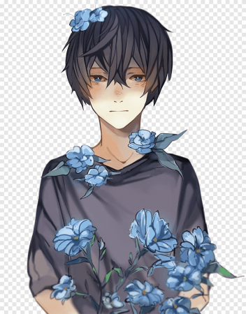 Кун с цветами