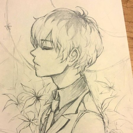 Арт парень для срисовки