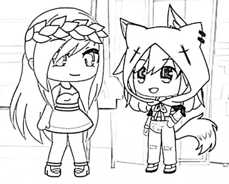 Раскраски аниме гачи лайф