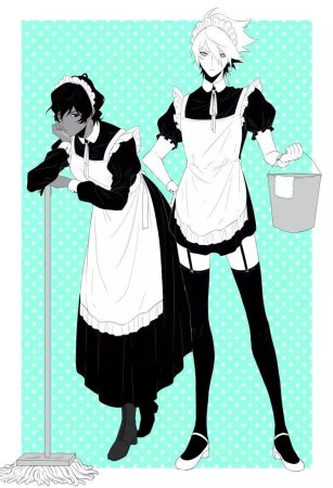 Платье горничной референс арт