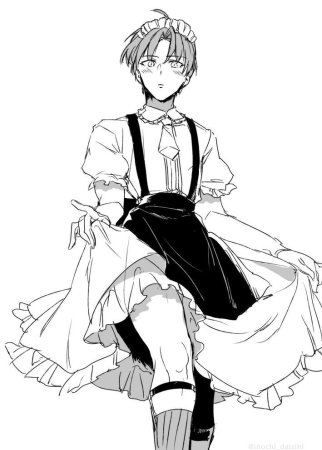 Ричард из Детройта в костюме горничной