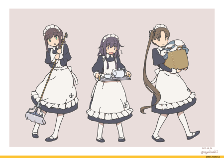 Аниме фембой горничная